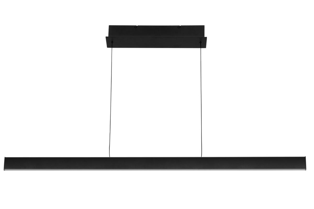 LED-HÄNGELEUCHTE Kent 118/10/170 cm   - Schwarz, Design, Kunststoff/Metall (118/10/170cm) - Dieter Knoll