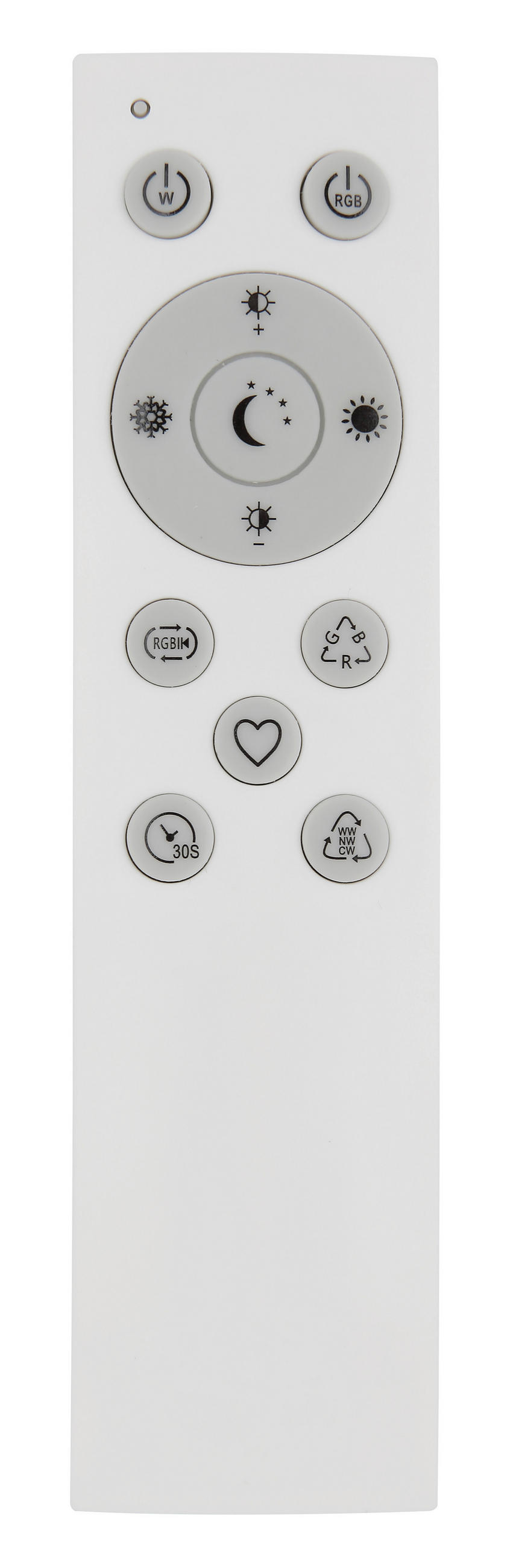LED-DECKENLEUCHTE 21 W  42/2,5 cm    - Weiss/Opal, Design, Kunststoff (42/2,5cm) - Globo