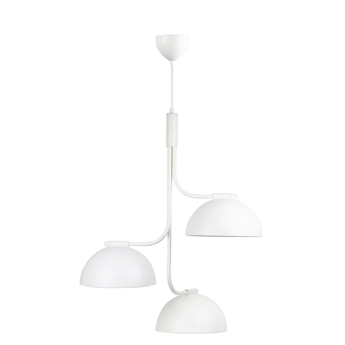 HÄNGELEUCHTE Tullio 60/73 cm   - Weiß, Design, Metall (60/73cm) - Nordlux