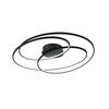 LED-DECKENLEUCHTE  80/14 cm    - Schwarz, Design, Metall (80/14cm) - Trio Leuchten