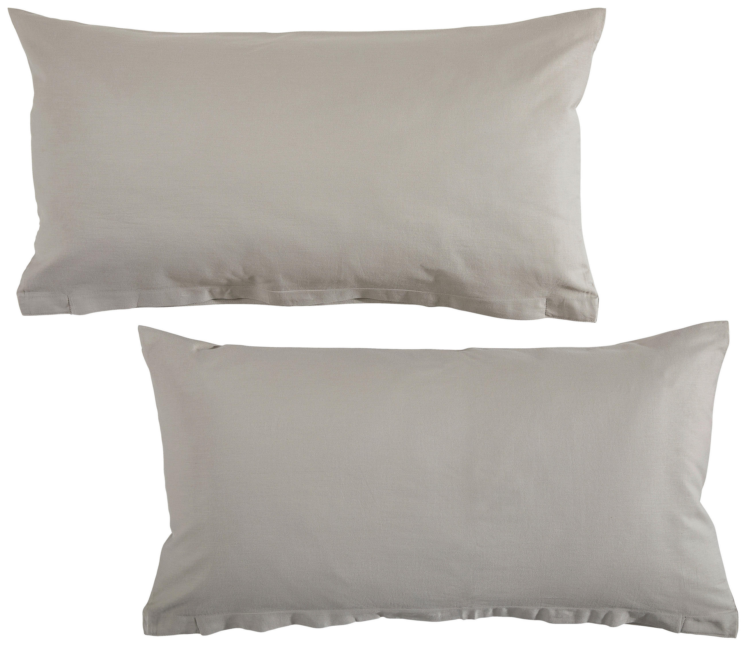 KISSENHÜLLEN-SET Nigiri 40/80 cm  - Hellgrau, Basics, Textil (40/80cm) - Bio:Vio