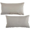 KISSENHÜLLEN-SET Nigiri 40/80 cm  - Hellgrau, Basics, Textil (40/80cm) - Bio:Vio