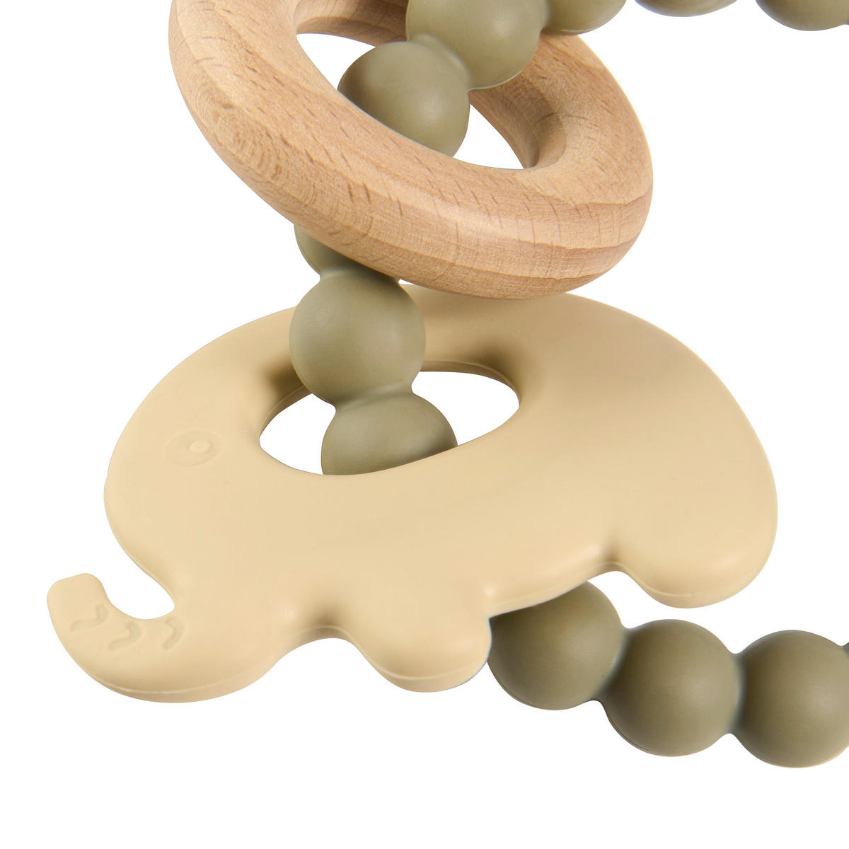 BEIßRING - Naturfarben/Weiß, Trend, Holz/Kunststoff (13cm) - Jimmylee