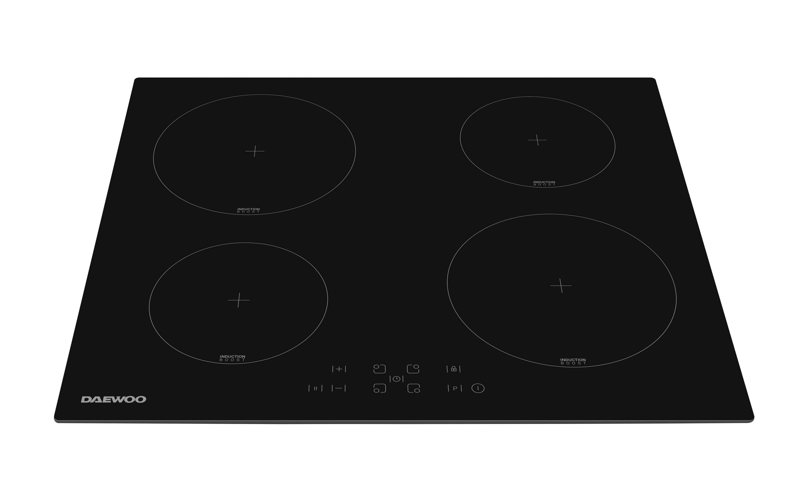 INDUKTIONSKOCHFELD  - Schwarz, Basics, Glas (59/5,6/52cm) - Daewoo