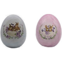 JAJE DEKORATIVNO - pink/bijela, Basics, keramika (9,7/11,9cm)