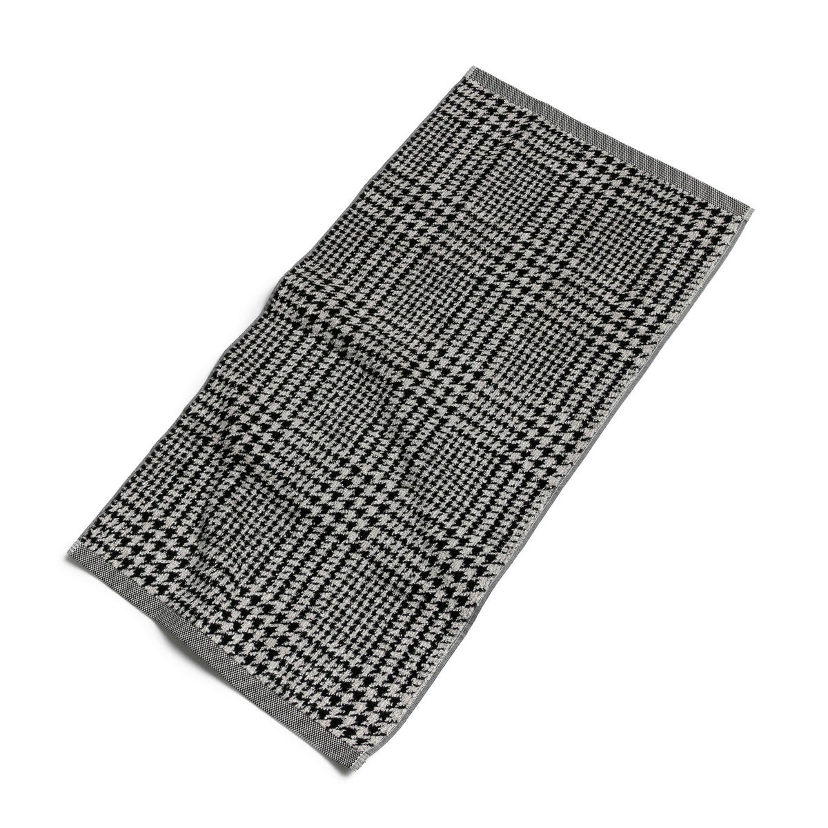 HANDTUCH BROOKLYN Schwarz  - Schwarz, Basics, Textil (50/100cm) - Moeve