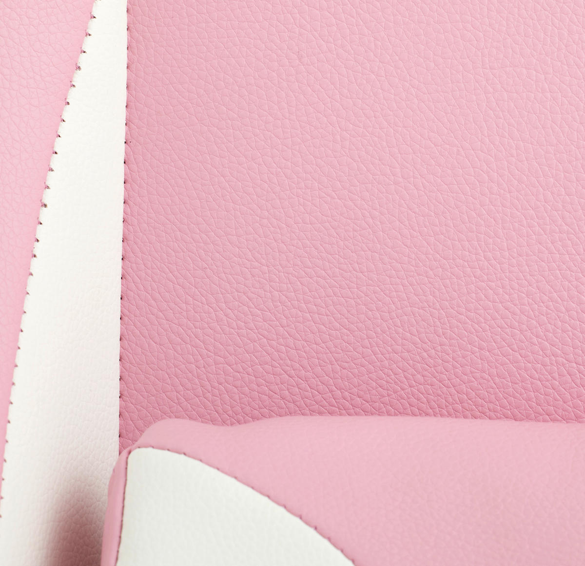 GAMINGSTUHL Weiß, Pink Kunststoff, Textil   - Pink/Weiß, LIFESTYLE, Kunststoff/Textil (66/126-134/59cm) - Livetastic