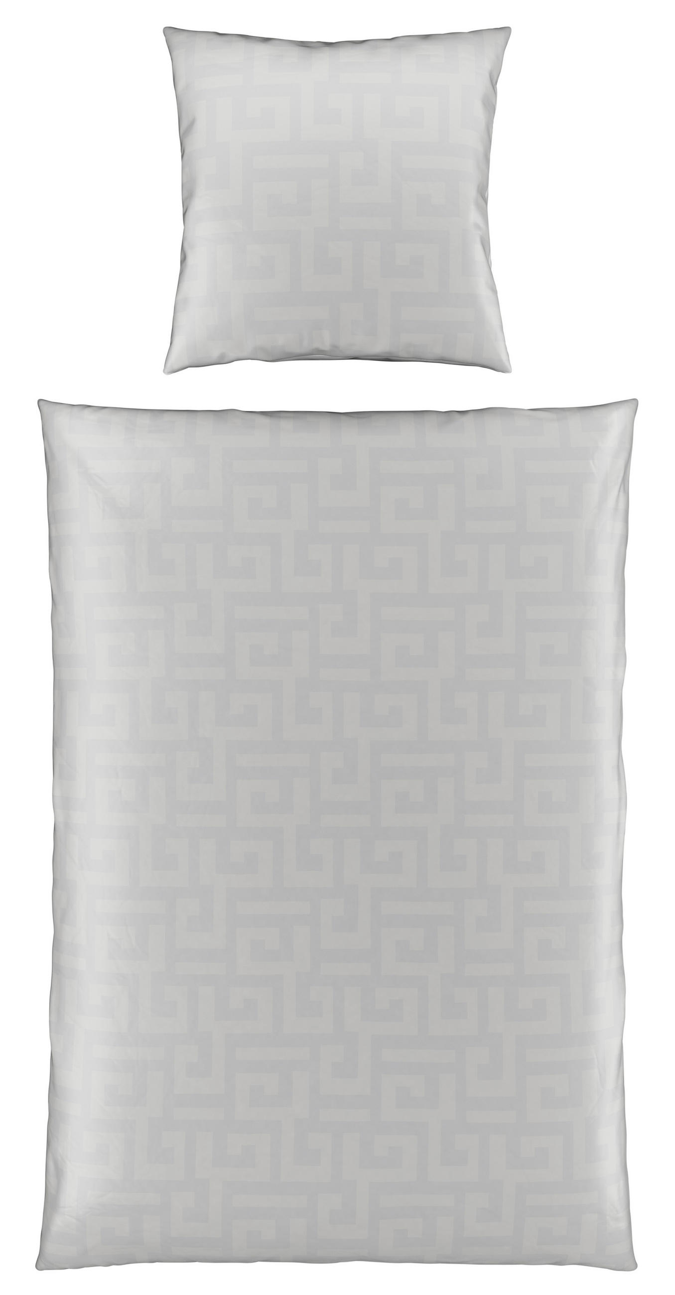 Thumbnail - Bio:Vio Wendebettwäsche, Silber, Textil, Abstraktes, 155x220 cm, Textiles Vertrauen - Oeko-Tex®, Gots, atmungsaktiv, hau...