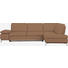 WOHNLANDSCHAFT in Leder Braun - Alufarben/Braun, Design, Leder/Metall (283/213cm) - Dieter Knoll WOHNLANDSCHAFT in Leder Braun - Alufarben/Braun, Design, Leder/Metall (283/213cm) - Dieter Knoll