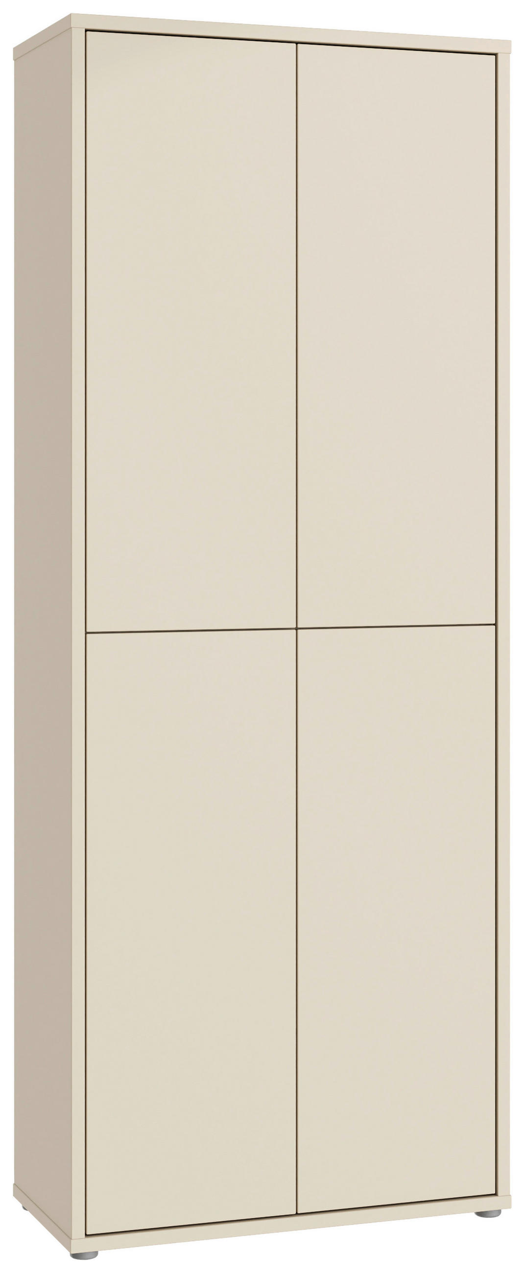 SCHUHSCHRANK Sandfarben  - Sandfarben/Grau, MODERN, Holzwerkstoff/Kunststoff (74,5/191,9/34,9cm) - Xora