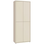 SCHUHSCHRANK Alice Springs  in 74,5/191,9/34,9 cm  - Sandfarben/Grau, MODERN, Holzwerkstoff/Kunststoff (74,5/191,9/34,9cm) - Xora