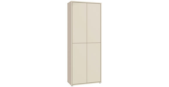 SCHUHSCHRANK Alice Springs  in 74,5/191,9/34,9 cm  - Sandfarben/Grau, MODERN, Holzwerkstoff/Kunststoff (74,5/191,9/34,9cm) - Xora