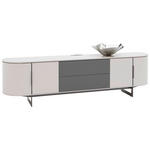 LOWBOARD 240/65/45 cm  - Anthrazit/Beige, Design, Holzwerkstoff/Metall (240/65/45cm) - Ambiente