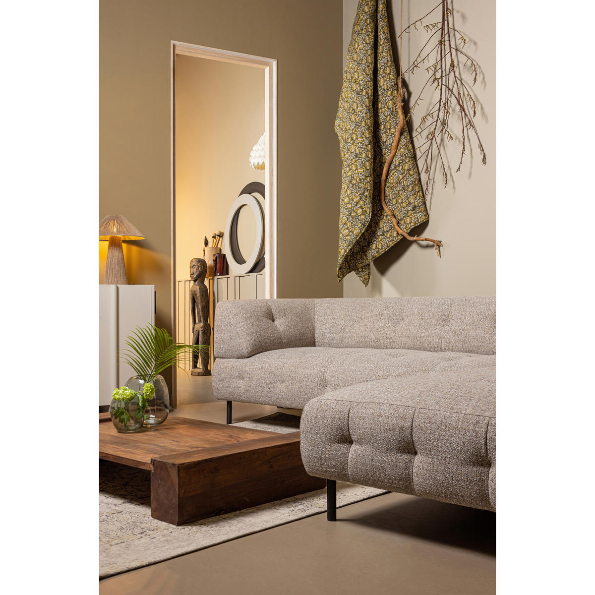 TEPPICH 170/240 cm ERIC Beige rechteckig  - Beige, Basics, Textil (170/240cm)