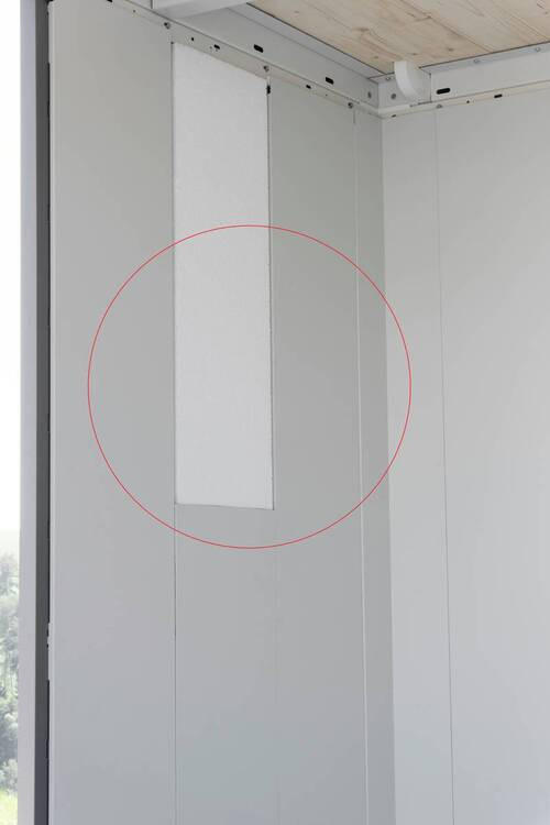 ISOLIERUNG 25,5/200/4 cm  - Weiß, Design, Kunststoff (25,5/200/4cm) - Biohort