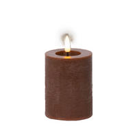 LED-KERZE 7/11,2 cm  - Dunkelbraun, Basics, Kunststoff/Paraffin (7/11,2cm) - Ambia Home