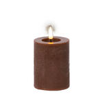 LED-KERZE 7/11,2 cm  - Dunkelbraun, Basics, Kunststoff/Paraffin (7/11,2cm) - Ambia Home