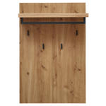 GARDEROBENPANEEL  in 70/108/31 cm  - Eichefarben/Anthrazit, Natur, Holz/Holzwerkstoff (70/108/31cm) - Linea Natura