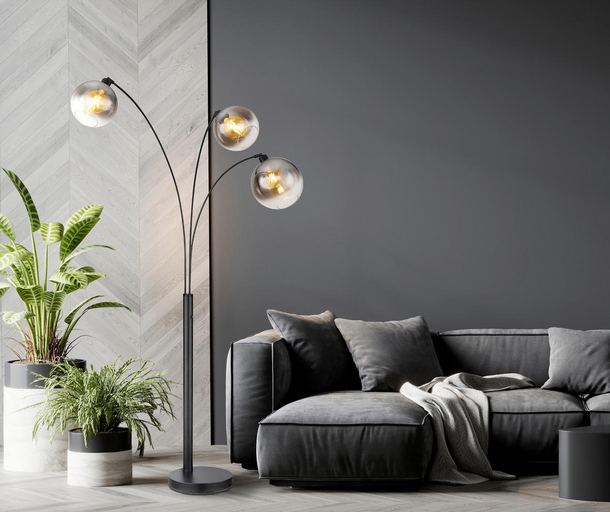 STOJACÍ LAMPA, 105/160/200 cm - Design (105/160/200cm) - Globo