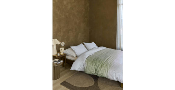 BETTWÄSCHE Nadea Satin 160/210 cm  - Grün, Basics, Textil (160/210cm) - Novel