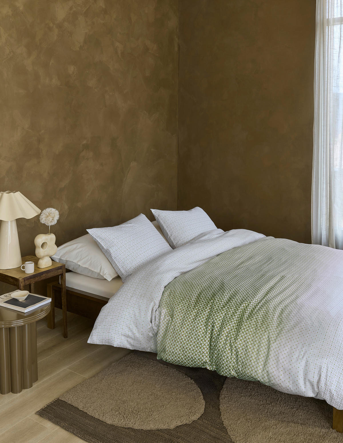 BETTWÄSCHE Nadea Satin 160/210 cm  - Grün, Basics, Textil (160/210cm) - Novel