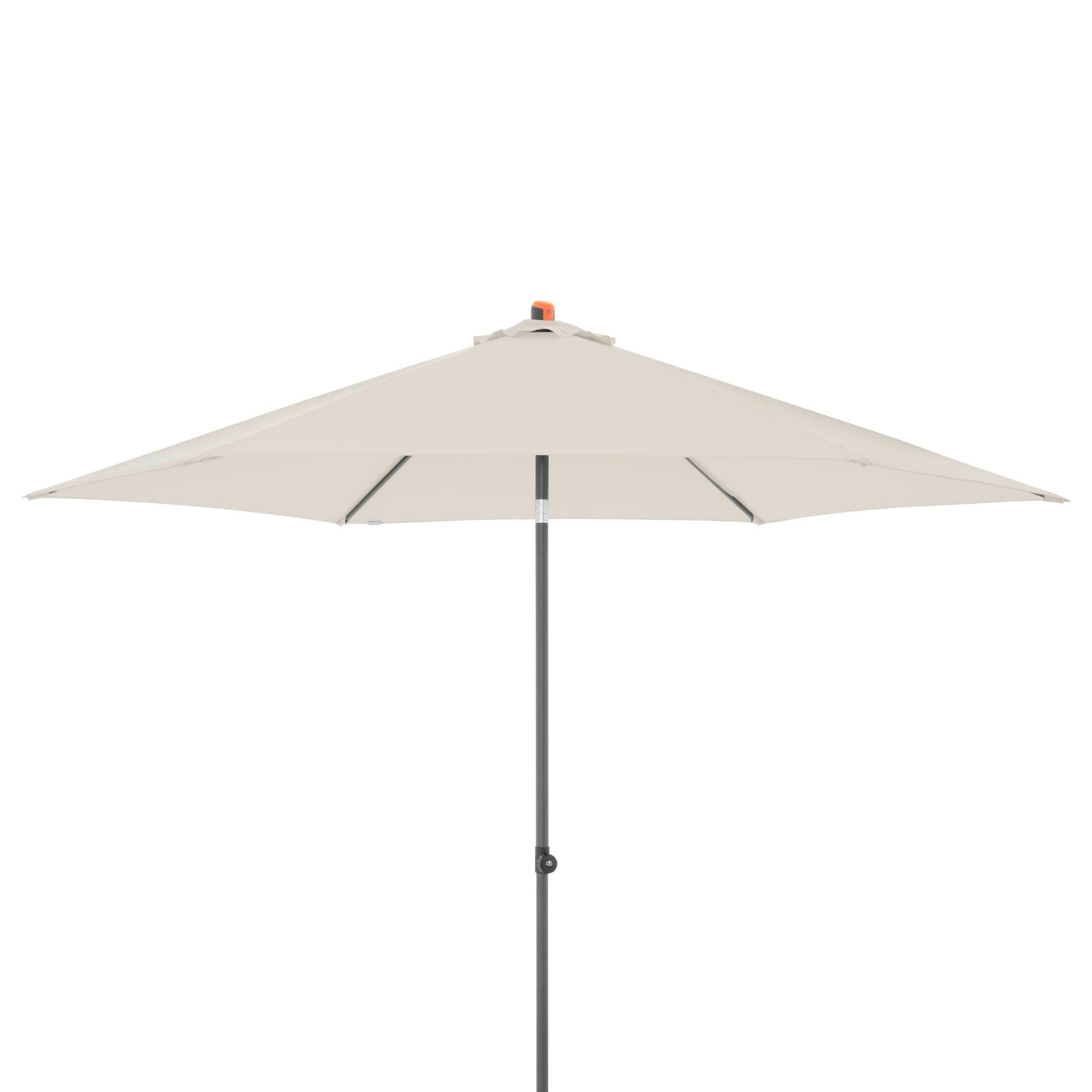 NAPERNYŐ  300/300 cm  - natúr színű/antracit, Basics, textil/fém (300/300cm)