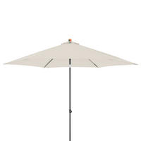 SONNENSCHIRM  300/300 cm  - Anthrazit/Naturfarben, Basics, Textil/Metall (300/300cm) - Doppler