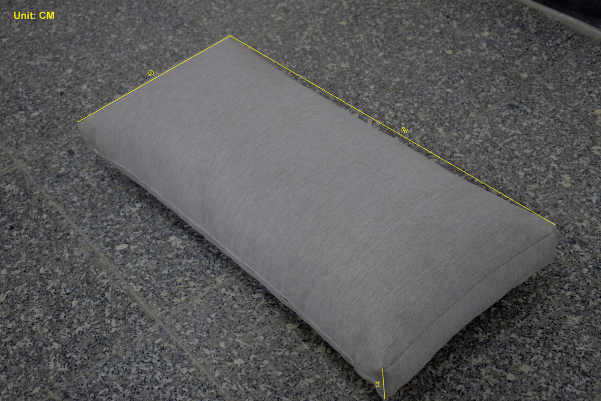 Set Lounge 3 piese   295/107/79 cm  - gri deschis/antracit, Design, lemn/metal (295/107/79cm) - Ambia Garden