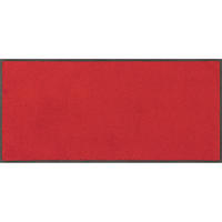 LÄUFER 35/75 cm wash+dry Rot  - Rot, KONVENTIONELL, Kunststoff/Textil (35/75cm) - wash+dry