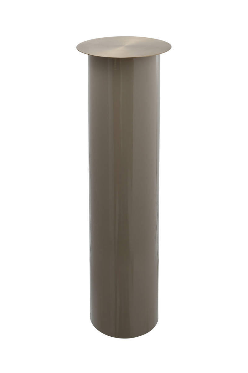 KERZENHALTER - Taupe/Goldfarben, Trend, Metall (20/70/20cm) - Kayoom