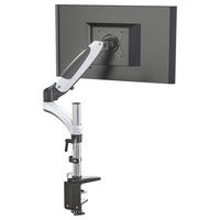 MONITOR-HALTERUNG Metall Weiß, Schwarz  - Schwarz/Weiß, Basics, Metall (40/38/32cm) - MID.YOU