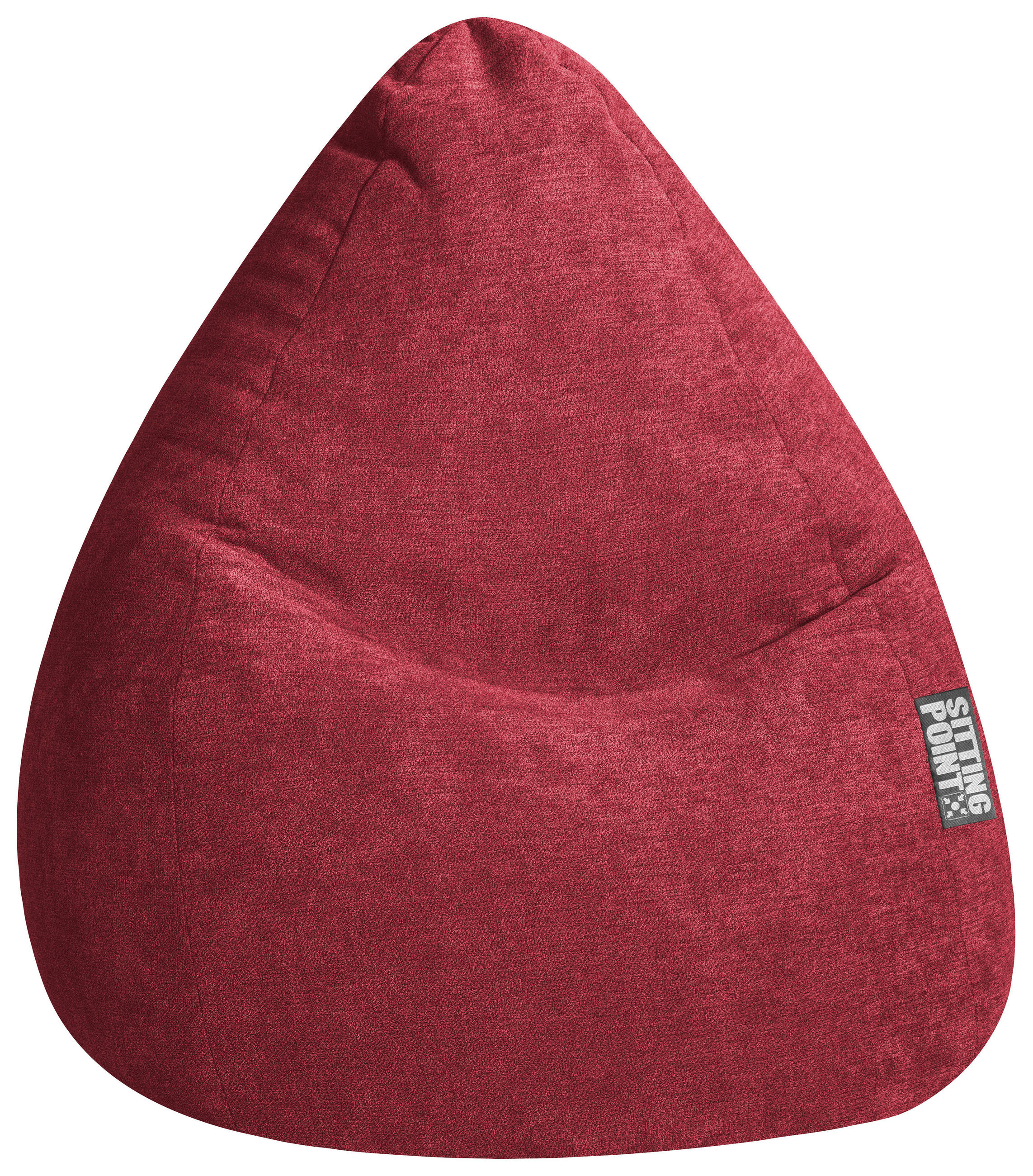 SITZSACK ca.220 l  - Weinrot, MODERN, Textil (70/110cm)