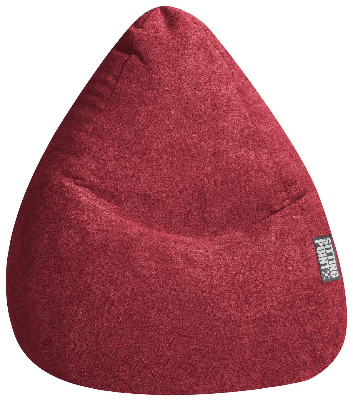 SITZSACK ca.220 l  - Weinrot, MODERN, Textil (70/110cm)