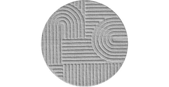 HOCHFLORTEPPICH 80 cm ART Silberfarben  - Silberfarben, Basics, Textil (80cm) - Novel