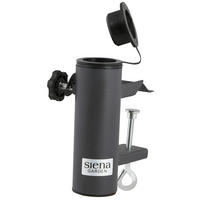 SONNENSCHIRMSTÄNDER - Anthrazit, KONVENTIONELL, Metall - Siena Garden