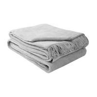 DECKE 150/200 cm  - Silberfarben, Basics, Textil (150/200cm)