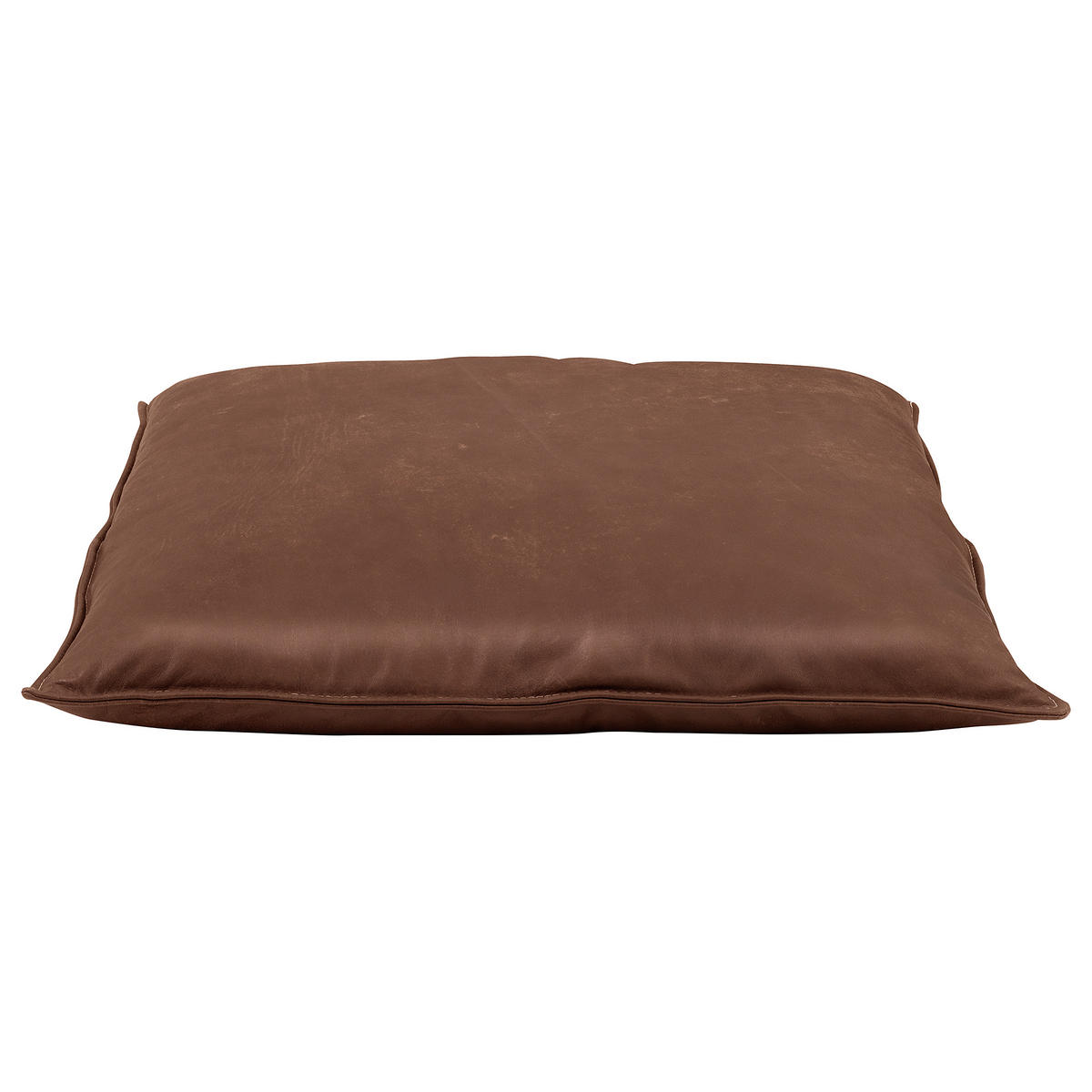 3-SITZER-SOFA  in Echtleder Braun   - Beige/Schwarz, Design, Leder/Kunststoff (300/85/123cm) - Livetastic
