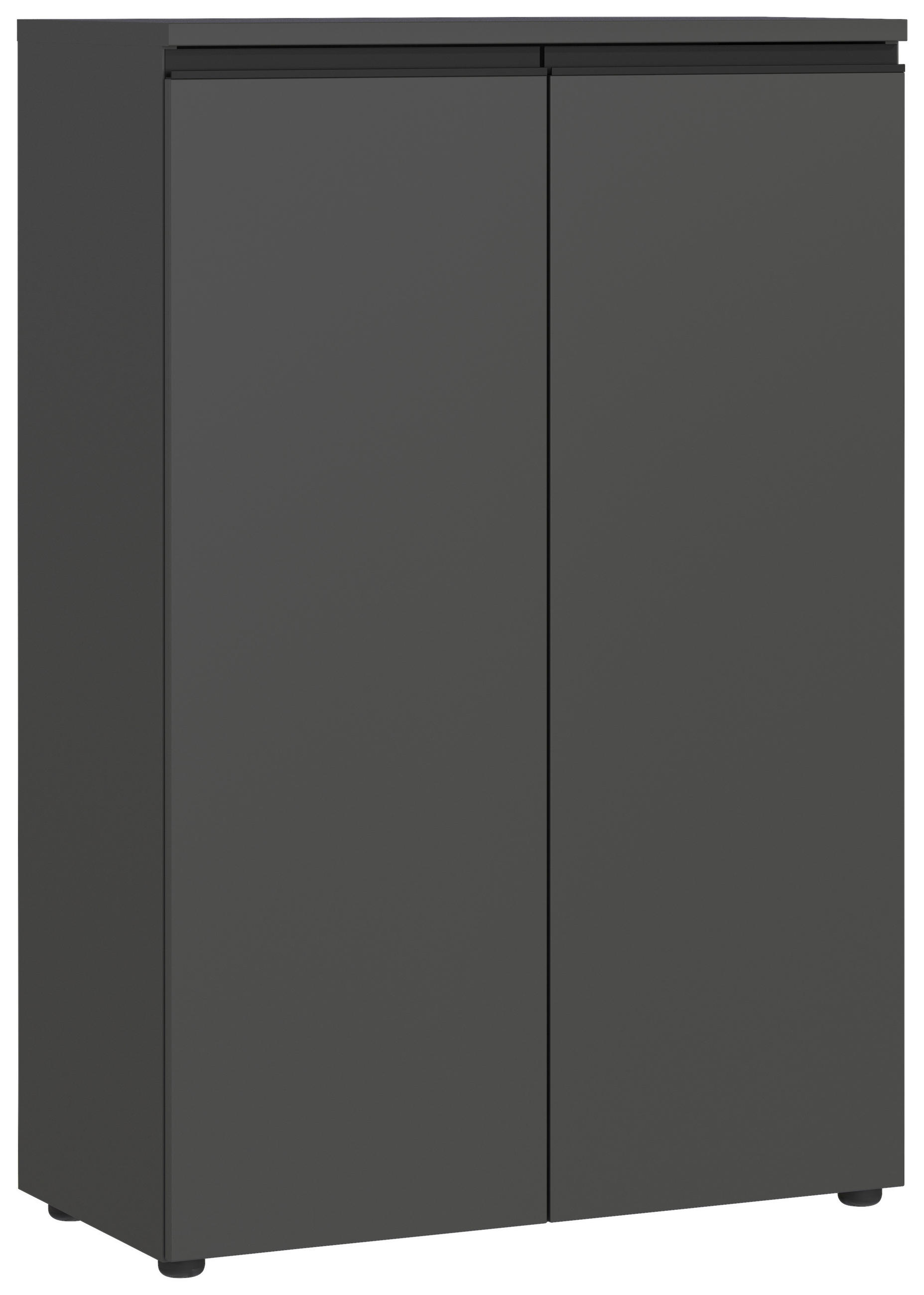 AKTENSCHRANK Graphitfarben  - Graphitfarben, MODERN, Holzwerkstoff (81/120/40cm) - Germania