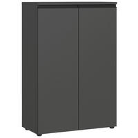 AKTENSCHRANK 81/120/40 cm  - Graphitfarben, MODERN, Holzwerkstoff (81/120/40cm) - Germania