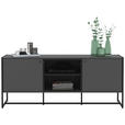 SIDEBOARD 180/75/41 cm  - Anthrazit/Schwarz, MODERN, Holzwerkstoff/Metall (180/75/41cm) - Novel