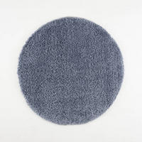 HOCHFLORTEPPICH 80/80 cm Porto Blau  - Blau, KONVENTIONELL, Textil (80/80cm)