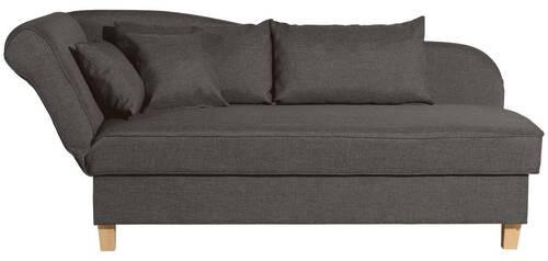 RÉCAMIERE Braun Flachgewebe  - Buchefarben/Braun, Design, Holz/Textil (190/88/82cm) - Max Winzer