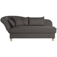 RÉCAMIERE in Flachgewebe Braun  - Buchefarben/Braun, Design, Holz/Textil (190/88/82cm) - Max Winzer