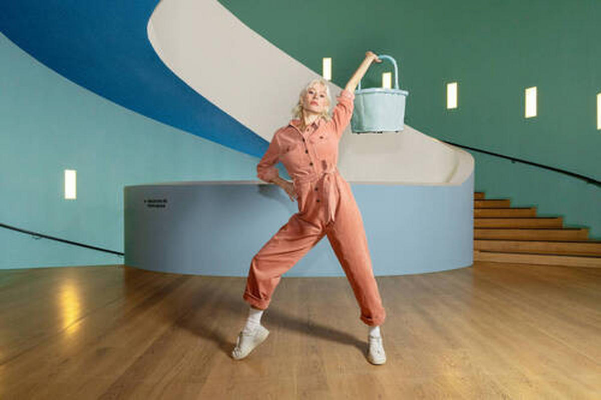 EINKAUFSKORB 22 L  - Schwarz/Mintgrün, Textil (49/29/28cm) - Reisenthel