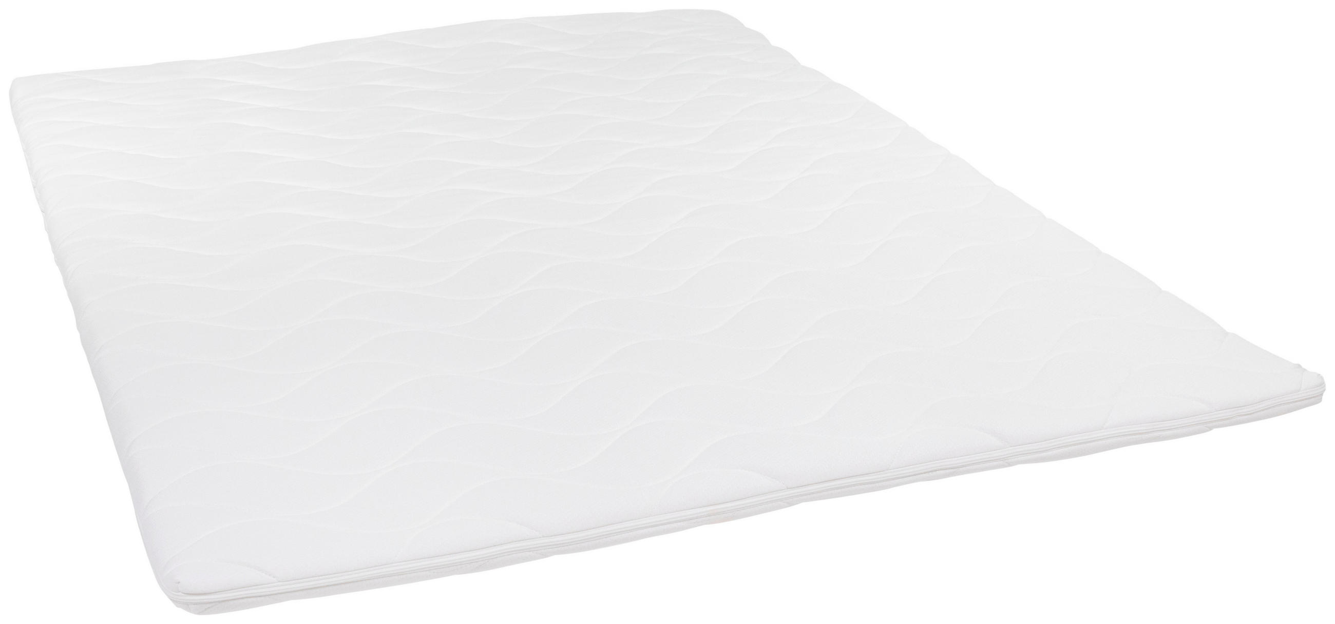 TOPPER VISCO 120/200 cm Höhe ca. 6 cm  - Weiß, MODERN, Textil (120/200cm) - Livetastic