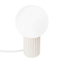 TISCHLEUCHTE Halo 12/12/19 cm  - Perlmutt, KONVENTIONELL, Metall (12/12/19cm)