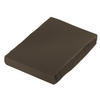 SPANNLEINTUCH 120/200 cm Jersey  - Dunkelbraun, Basics, Textil (120/200cm) - Novel