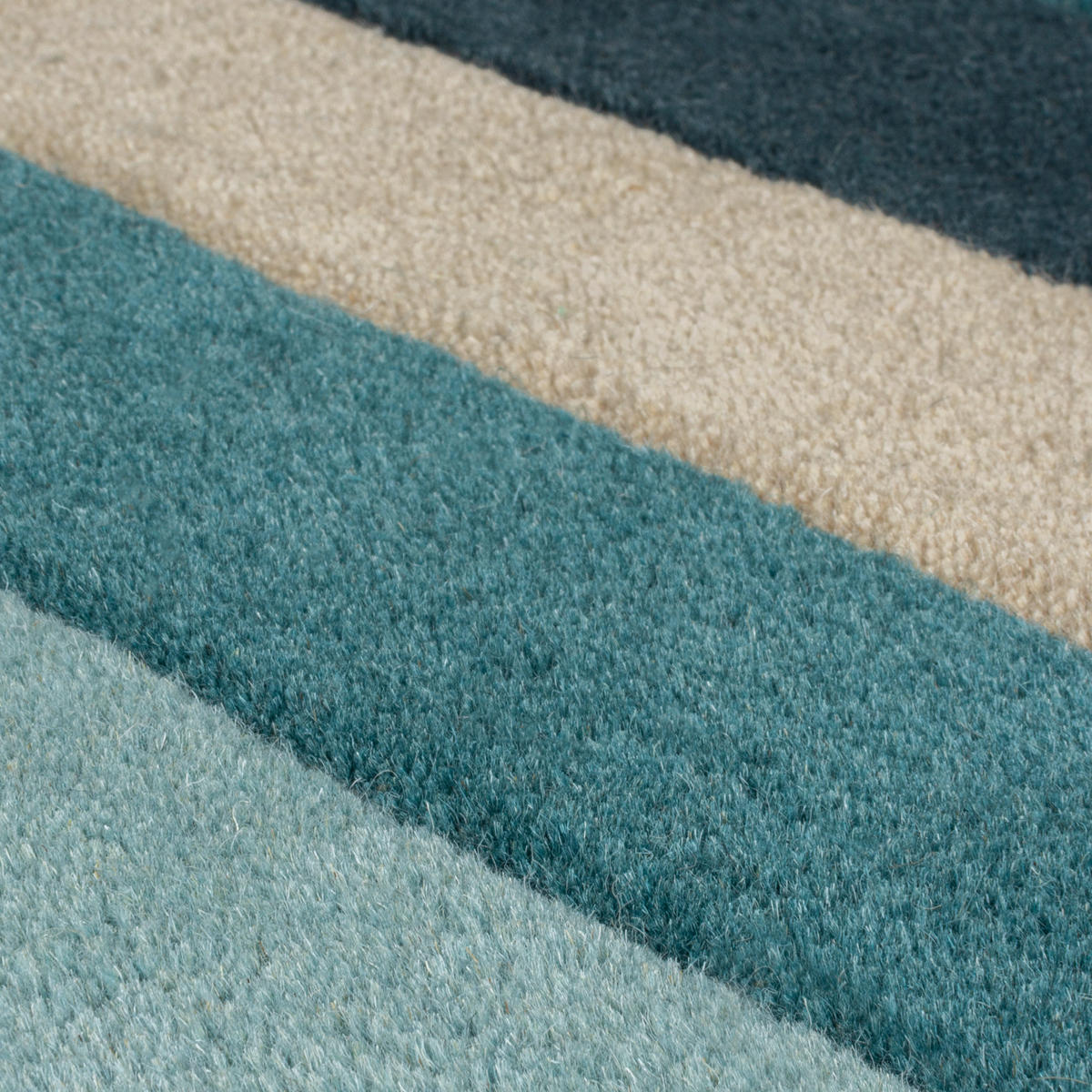 WOLLTEPPICH 230/60 cm Petrol  - Petrol, Basics, Textil (230/60cm) - Xora