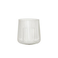 LATERNE - Beige, KONVENTIONELL, Metall (14,9/19,5cm) - Blomus