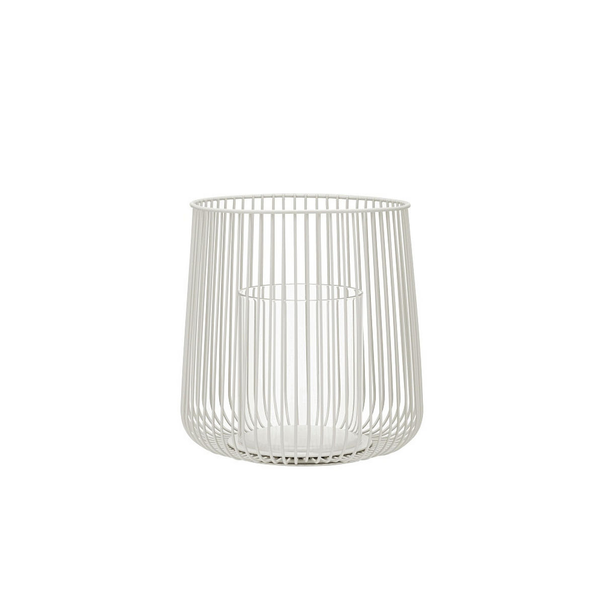 LATERNE - Beige, KONVENTIONELL, Metall (14,9/19,5cm) - Blomus